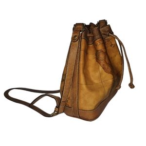 Alviero Martini Classe World Map Bucket Bag